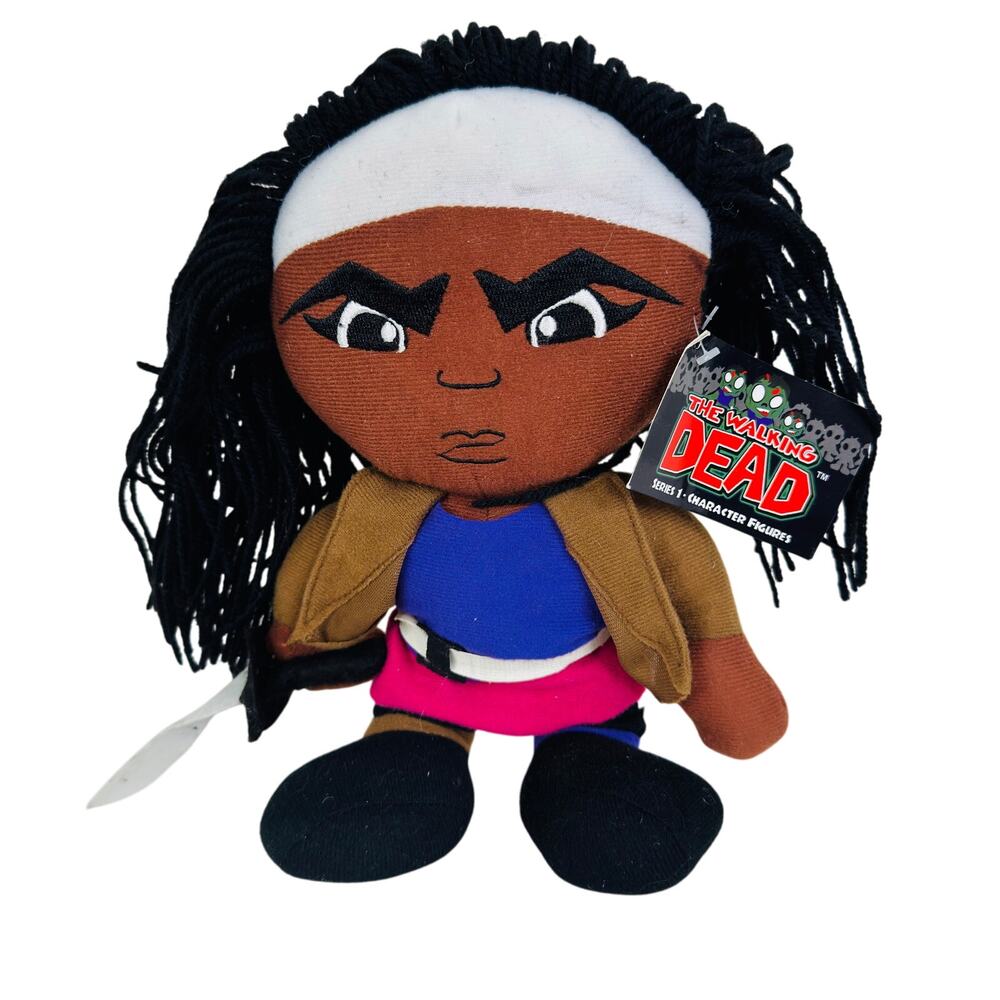 The Walking Dead Michonne Plush Skybound Peek A‎ Boo Toys Series One NWT